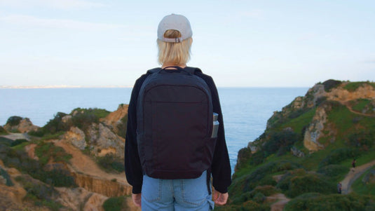 SP Aware™ RPET Edin 100% recycled 15.6 inch laptop backpack - Custom Wood Designs