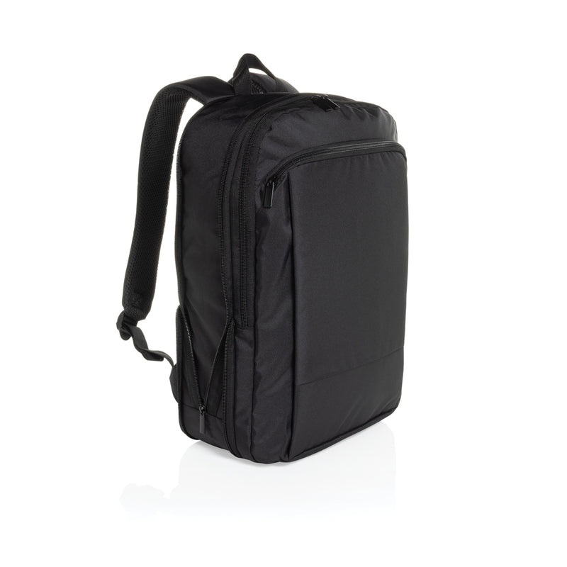 Load image into Gallery viewer, XD Collection Flex Pack Aware RPET expandable slim 15.6-inch laptop backpack with multiple compartments and padded straps.
