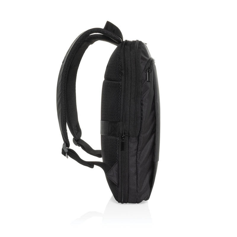 Load image into Gallery viewer, XD Collection Flex pack Aware™ RPET expandable slim 15.6-inch laptop backpack with multiple compartments and padded shoulder straps.
