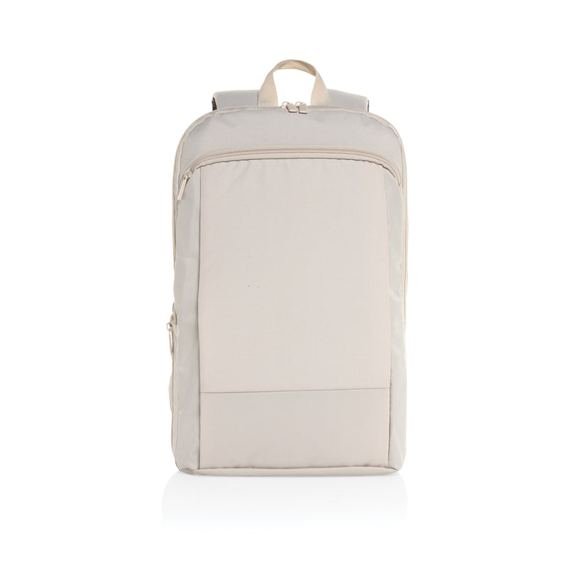 Load image into Gallery viewer, XD Collection Flex pack Aware™ RPET expandable slim 15.6" laptop backpack with multiple compartments and padded straps.
