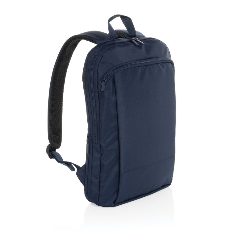 Load image into Gallery viewer, XD Collection Flex Pack Aware RPET slim 15.6-inch laptop backpack with expandable compartments and durable design.
