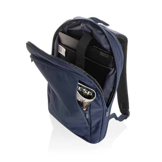 XD Collection Flex pack Aware™ RPET expandable slim 15.6-inch laptop backpack with multiple compartments and ergonomic design