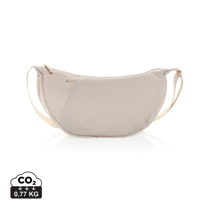 Crescent XL AWARE™ RPET half moon sling bag - Custom Wood Designs Crescent XL AWARE™ RPET half moon sling bag