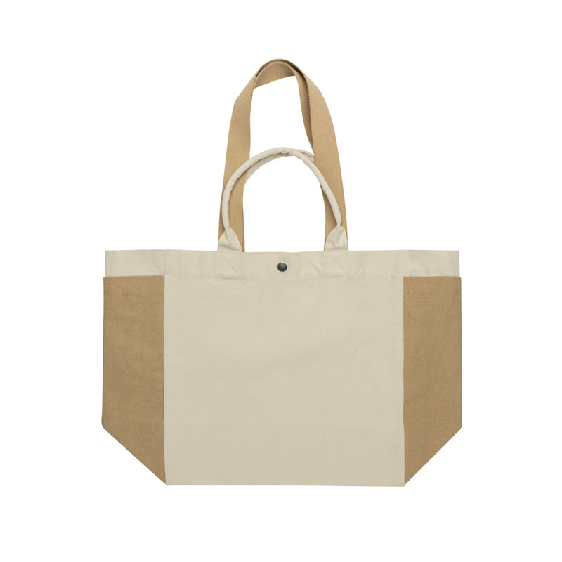 Load image into Gallery viewer, BEAU AWARE™ 400gsm recycled canvas all-round shopper - Custom Wood Designs
