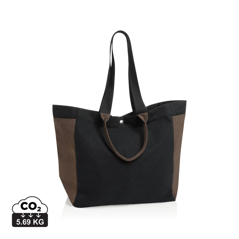 Load image into Gallery viewer, BEAU AWARE™ 400gsm recycled canvas all-round shopper - Custom Wood Designs
