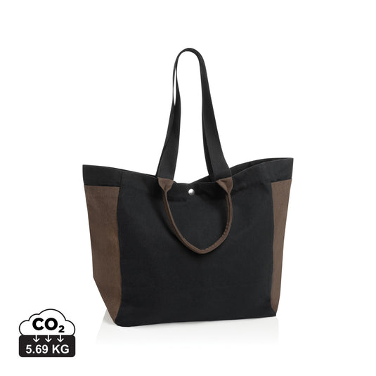 BEAU AWARE™ 400gsm recycled canvas all-round shopper - Custom Wood Designs