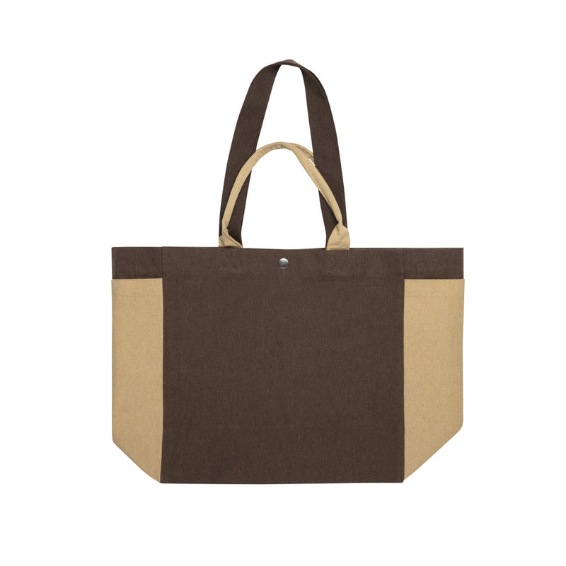 Load image into Gallery viewer, BEAU AWARE™ 400gsm recycled canvas all-round shopper - Custom Wood Designs
