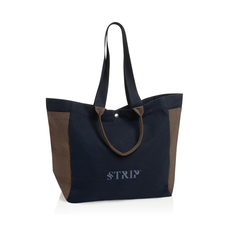 Load image into Gallery viewer, BEAU AWARE™ 400gsm recycled canvas all-round shopper - Custom Wood Designs
