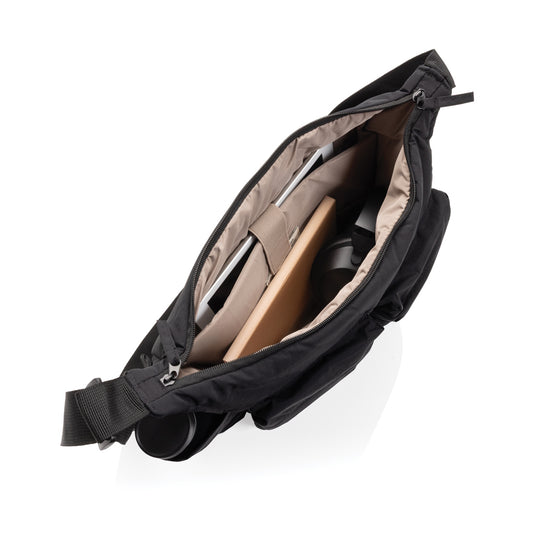 KENTO URBAN RCS recycled nylon padded crossover bag
