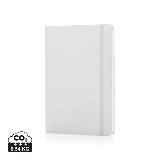 A5 hardcover notebook from XD Collection with a classic design, featuring a textured cover and lined pages for note-taking.