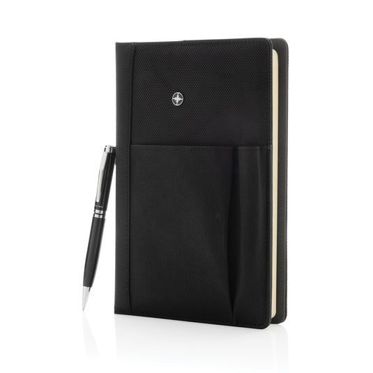 Refillable notebook and pen set - Custom Wood Designs
