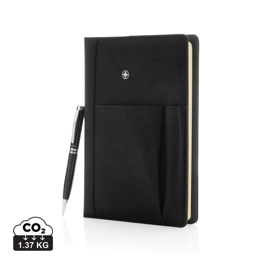 Refillable notebook and pen set - Custom Wood Designs