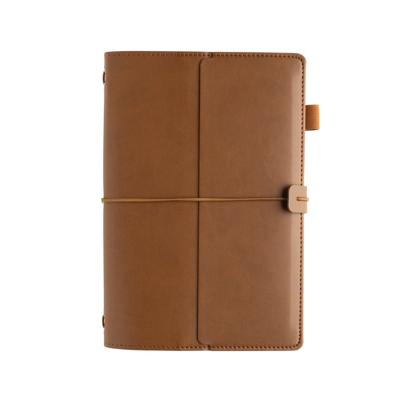 Load image into Gallery viewer, XD Collection Daily Notes Binder 3-in-1 refillable PU notebook with multiple paper sections and a sleek black portfolio design.
