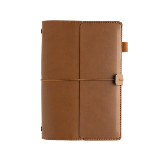 XD Collection Daily Notes Binder 3-in-1 refillable PU notebook with multiple paper sections and a sleek black portfolio design.