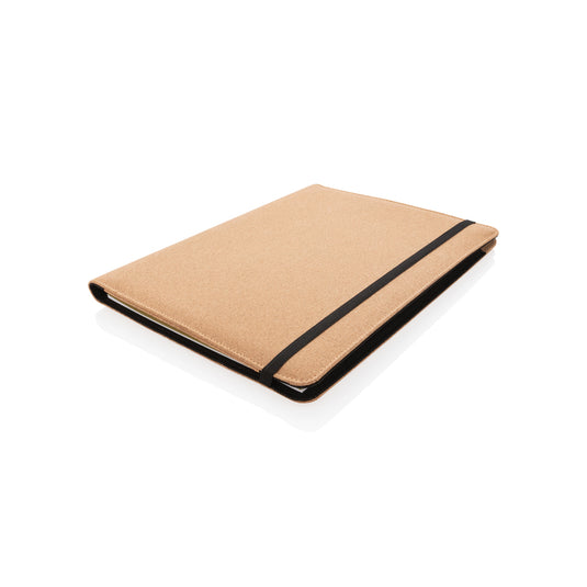Deluxe cork portfolio A4 with pen - Custom Wood Designs