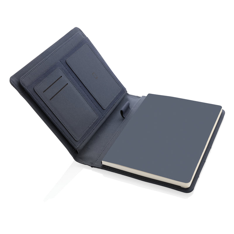 Load image into Gallery viewer, Impact AWARE™ RPET A5 notebook by XD Xclusive featuring sustainable recycled material with a compact, portable design.
