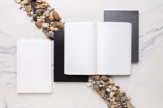 Impact softcover stone paper notebook A5 - Custom Wood Designs