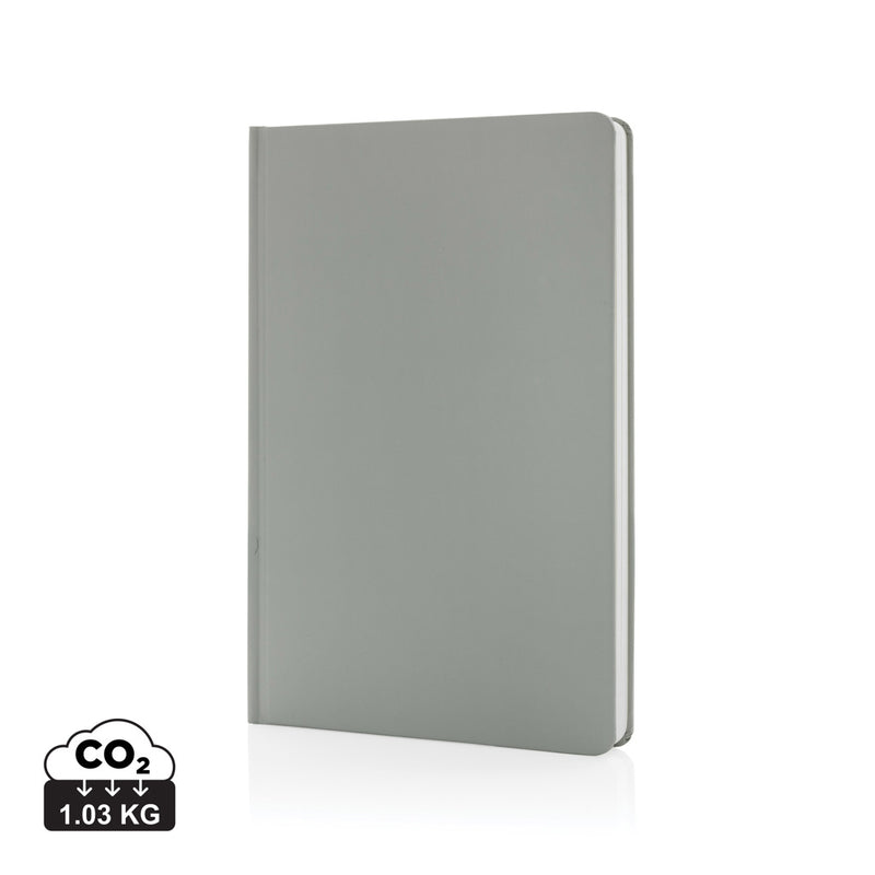 Load image into Gallery viewer, A5 Impact stone paper hardcover notebook from XD Collection with durable cover and blank pages for writing or note-taking.
