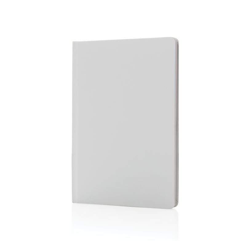 Load image into Gallery viewer, A5 Impact stone paper hardcover notebook by XD Collection, showing the front cover with a textured surface and minimalist design.
