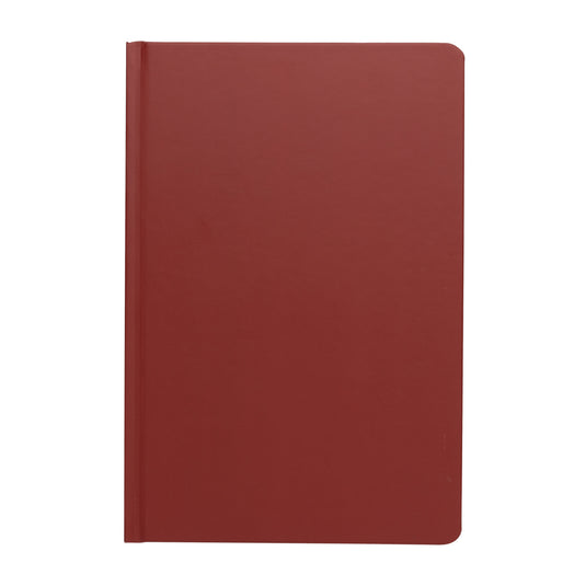 A5 Impact stone paper hardcover notebook from XD Collection with a sleek black cover and visible binding, ideal for note-taking.
