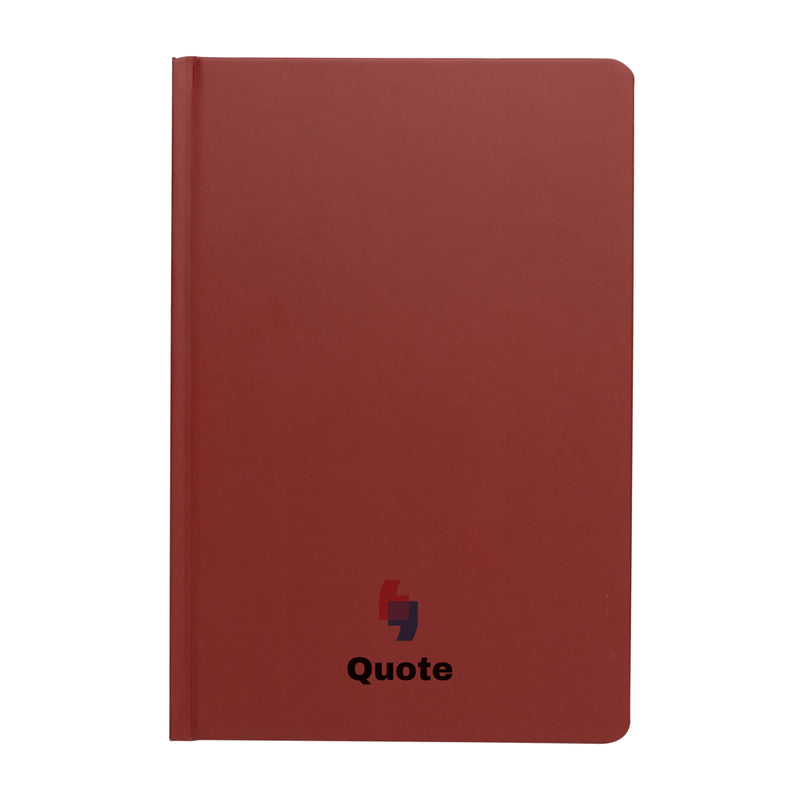 Load image into Gallery viewer, A5 Impact stone paper hardcover notebook from XD Collection with a sleek black cover and spiral binding, open to show lined pages.
