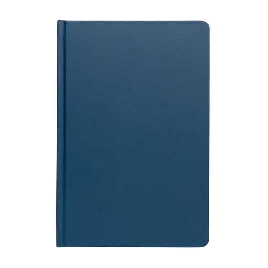 A5 Impact stone paper hardcover notebook from XD Collection with a sleek black cover and elastic closure.