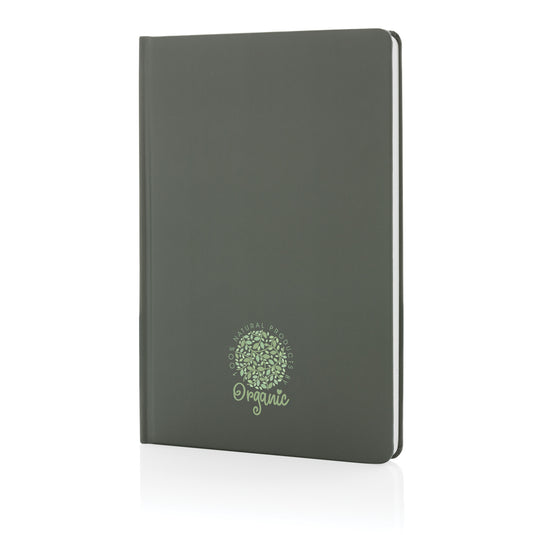 XD Collection A5 Impact stone paper hardcover notebook with durable black cover and rounded corners, ideal for note-taking and journaling.