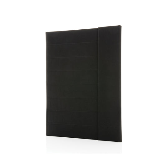 Impact Aware™ A4 portfolio by XD Xclusive with magnetic closure, featuring sleek design and organized interior for documents.