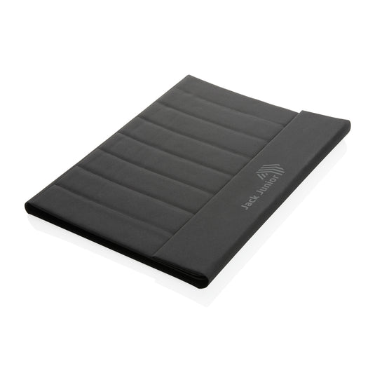 Impact Aware™ A4 portfolio with magnetic closure by XD Xclusive, featuring a sleek design and secure magnetic fastening.