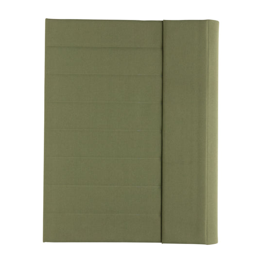 Impact Aware™ A4 portfolio by XD Xclusive with magnetic closure, featuring a sleek black cover and organized interior for documents.