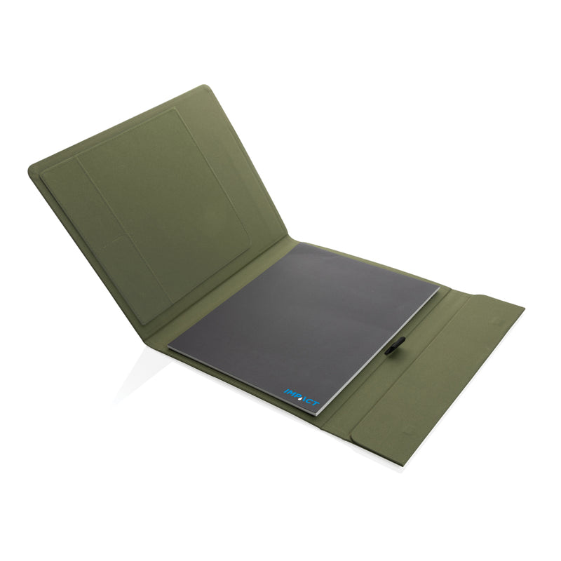 Load image into Gallery viewer, XD Xclusive Impact Aware™ A4 portfolio with magnetic closure, featuring a sleek design and secure clasp for professional use.
