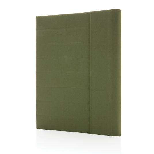 Impact Aware™ A4 portfolio with magnetic closure by XD Xclusive, featuring sleek design and secure magnetic latch.