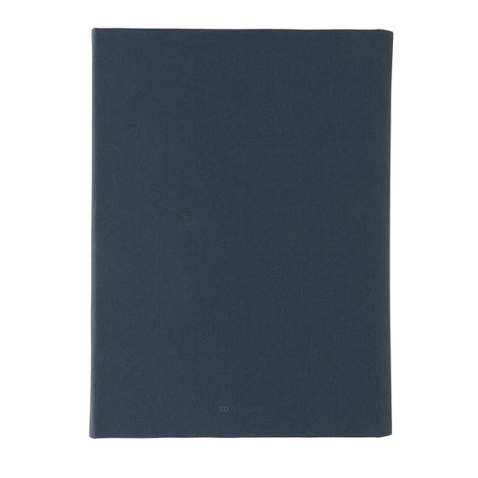 Impact Aware™ A5 notebook by XD Xclusive with magnetic closure, featuring a sleek black cover and compact design.
