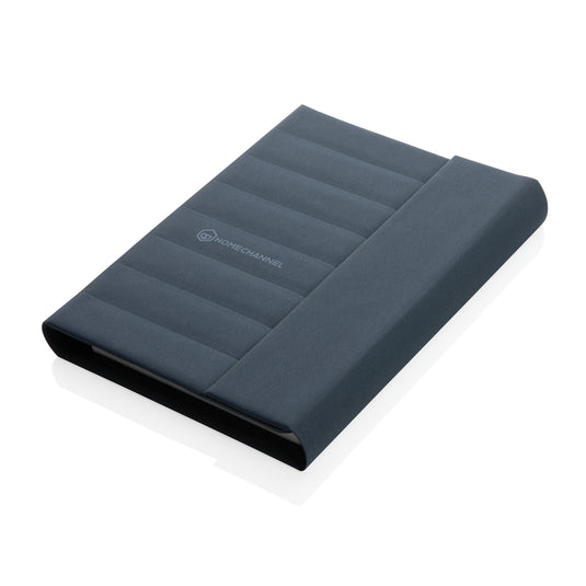 Impact Aware™ A5 notebook by XD Xclusive with magnetic closure, featuring a sleek cover and lined pages for note-taking.