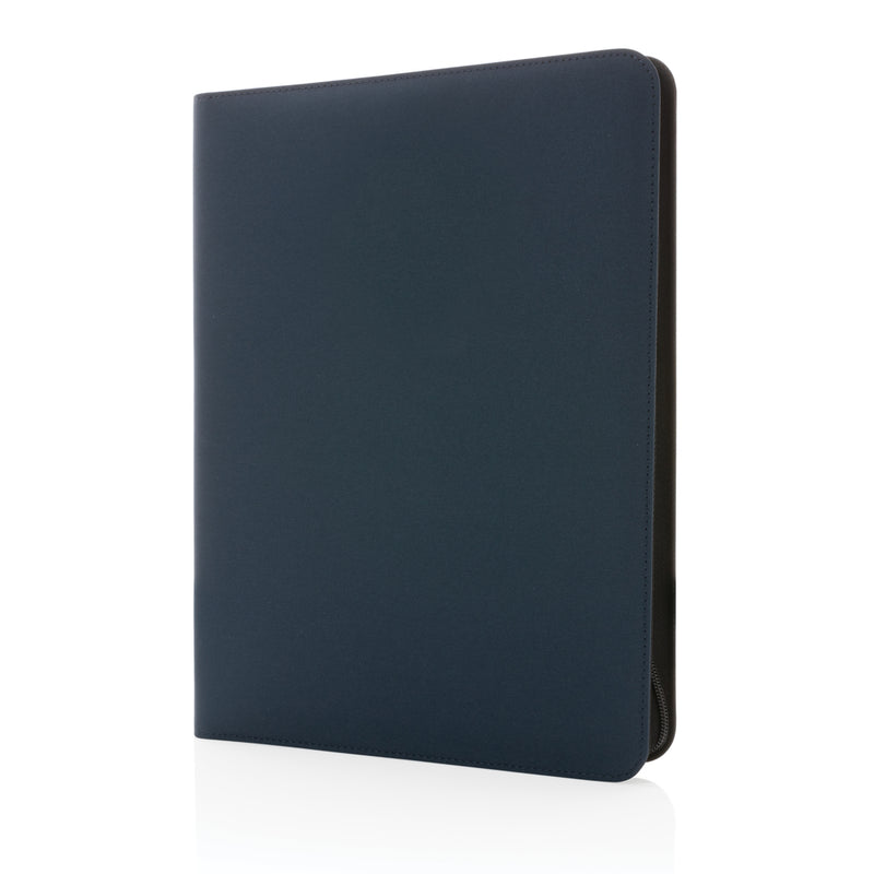 Load image into Gallery viewer, Impact Aware™ deluxe 300D tech portfolio with zipper from XD Collection, showcasing multiple compartments and sleek design.
