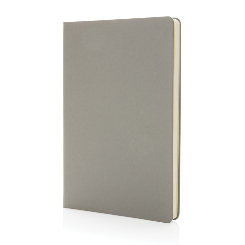 Load image into Gallery viewer, A5 hardcover notebook from XD Collection with a sleek black cover, closed, showing its professional and stylish design.
