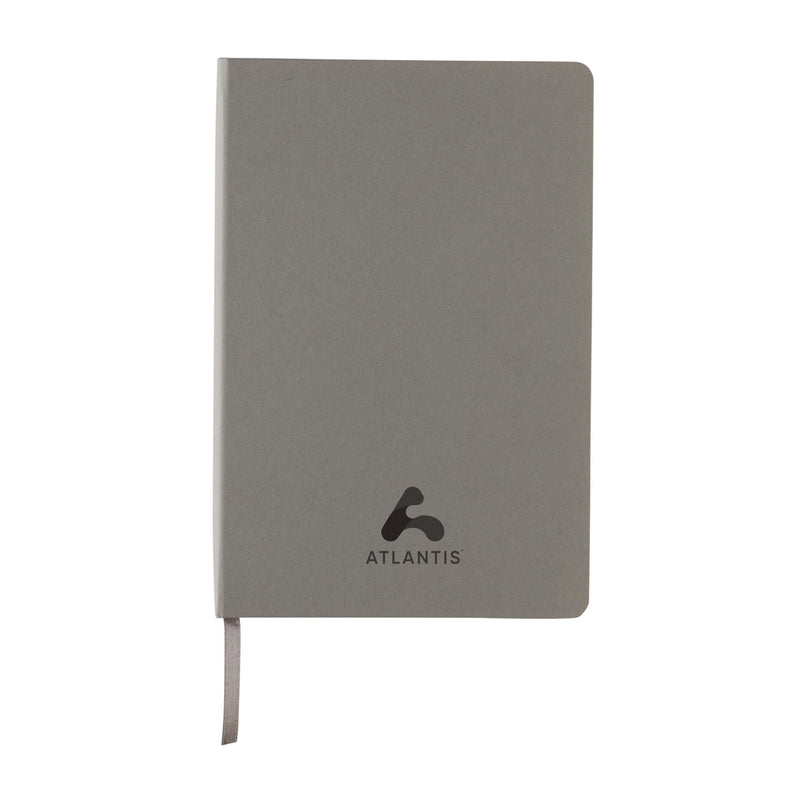 Load image into Gallery viewer, A5 hardcover notebook from XD Collection, showing the textured black cover and closed with a sleek, professional design.
