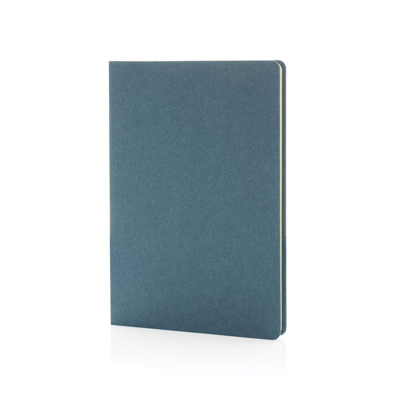 Load image into Gallery viewer, A5 hardcover notebook from XD Collection with a sleek black cover, ideal for writing and note-taking.
