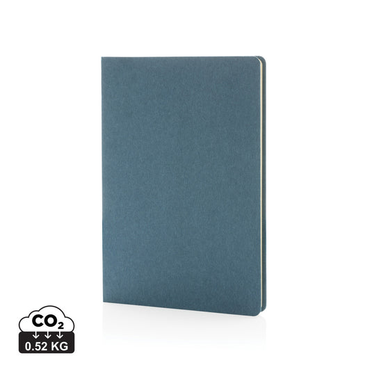 A5 hardcover notebook from XD Collection featuring a sleek black cover and rounded corners for stylish note-taking.