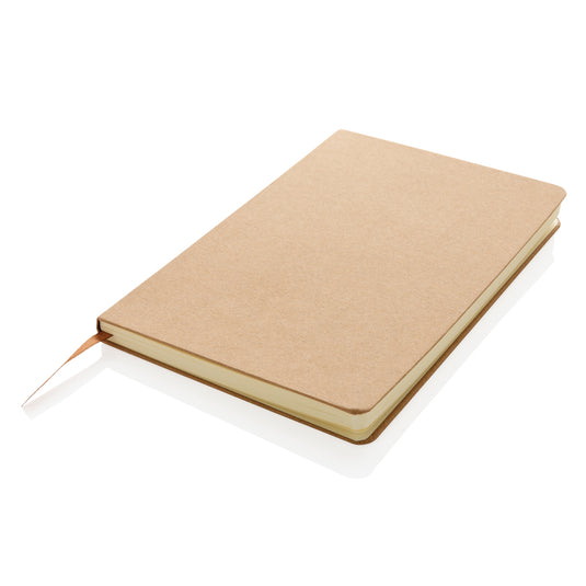 A5 hardcover notebook from XD Collection featuring a sleek, black cover with the Portfolios & Notebooks label.