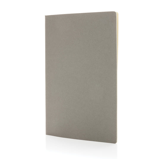 A5 softcover notebook from XD Collection with plain cover, open to show lined pages inside, suitable for writing or note-taking.