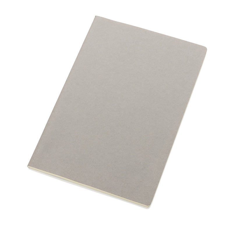 Load image into Gallery viewer, A5 standard softcover notebook from XD Collection with a smooth black cover and lined pages inside.
