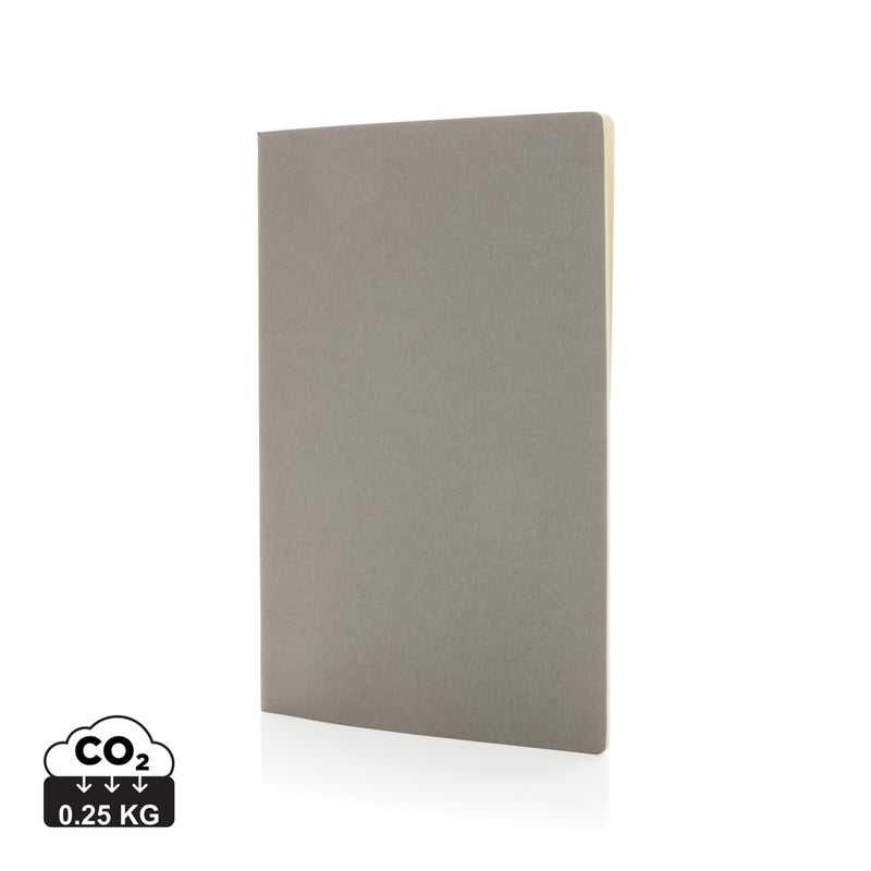 Load image into Gallery viewer, A5 softcover notebook from XD Collection featuring a sleek, black design with smooth pages for writing and note-taking.
