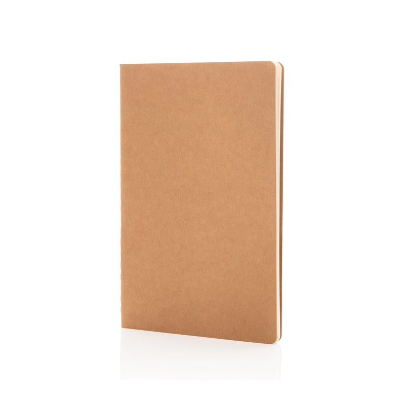 Load image into Gallery viewer, A5 standard softcover notebook from XD Collection with a sleek black cover and lined pages, designed for note-taking and journaling.

