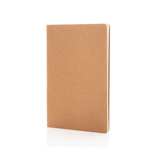 A5 standard softcover notebook from XD Collection with a sleek black cover and lined pages, designed for note-taking and journaling.