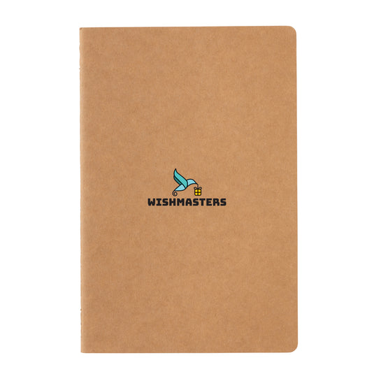 A5 standard softcover notebook from XD Collection with lined pages and black cover, ideal for note-taking and journaling.