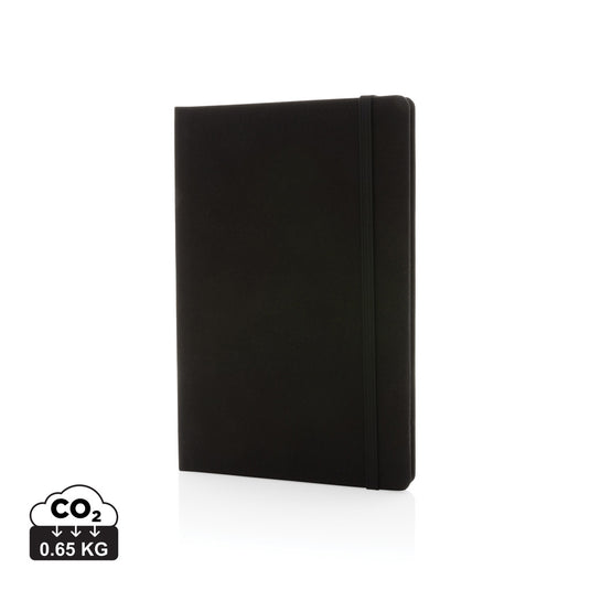 XD Collection GRS certified RPET A5 notebook with a durable cover and spiral binding, ideal for note-taking and organization.