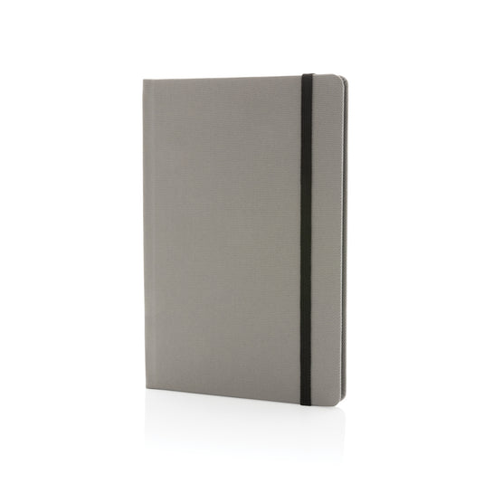 XD Collection GRS certified RPET A5 notebook with durable cover and spiral binding, suitable for note-taking and journaling.