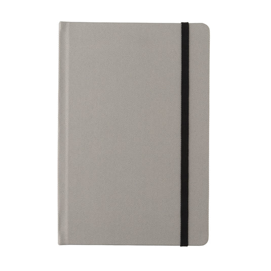 XD Collection GRS certified RPET A5 notebook with durable cover and lined pages, ideal for note-taking and organization.