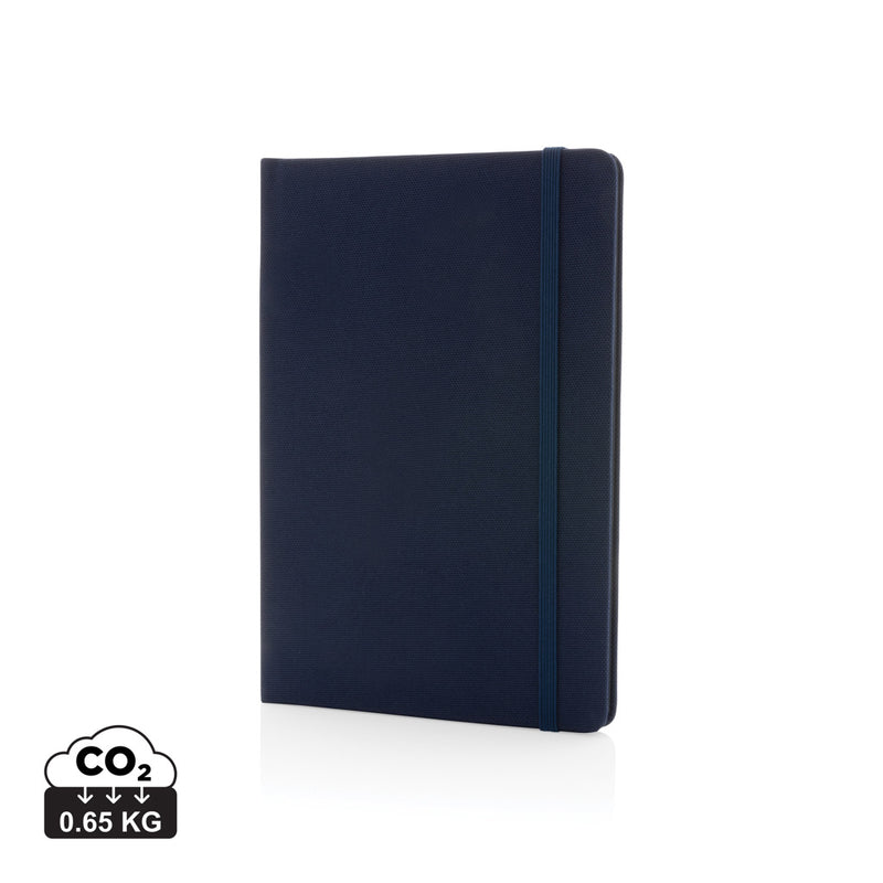 Load image into Gallery viewer, XD Collection GRS certified RPET A5 notebook with a durable cover, suitable for portfolios and note-taking.

